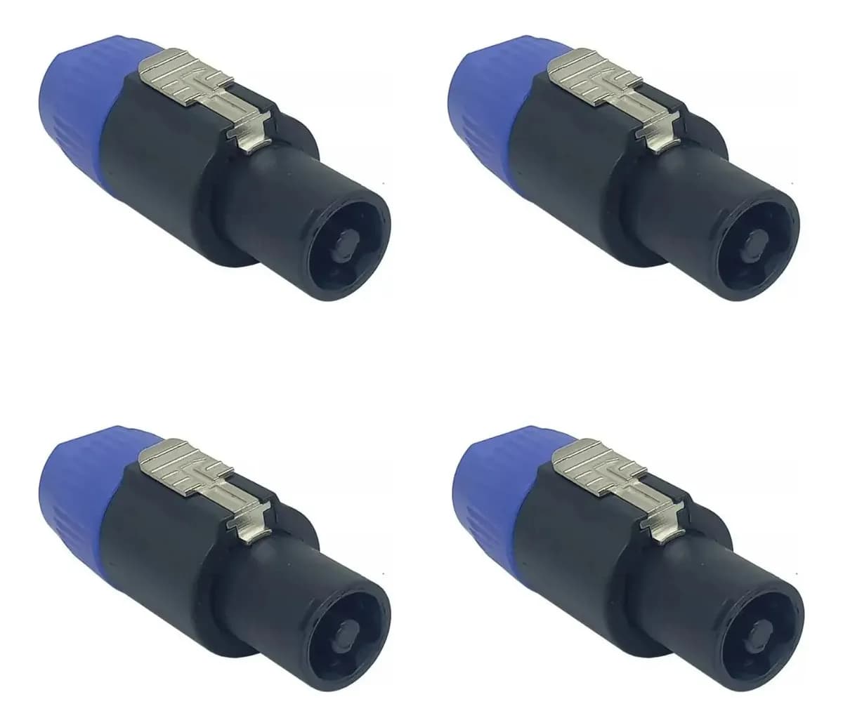 Kit Conector Speakon Macho de 4 Polos MXT Preto